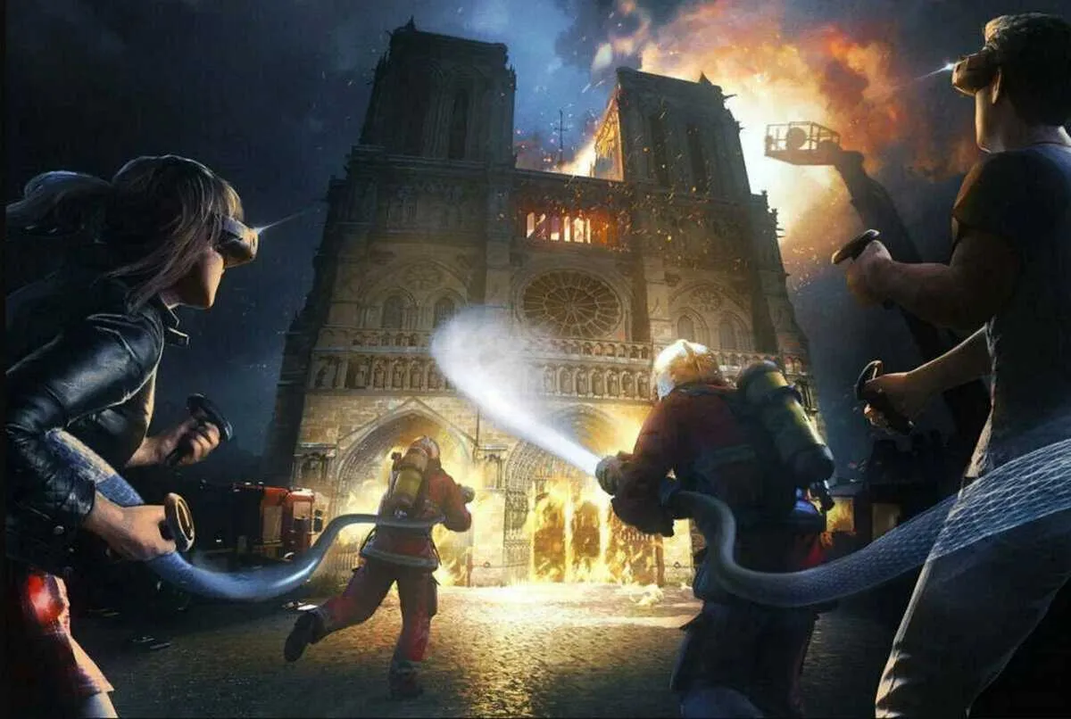 Квест «Notre-Dame on Fire»